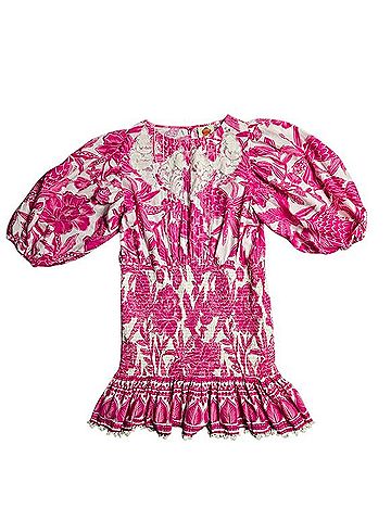 FARM Rio Tropical Woodcut Casual Dress (view 1)