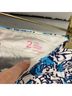 Lilly Pulitzer Floral Blue White Casual Pants Size 2 - photo 3