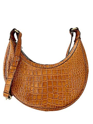Patricia Nash Coley Crescent Cognac Leather Hobo (view 2)