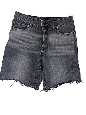 Hudson Jeans High-Rise Raw Hem Shorts (view 2)