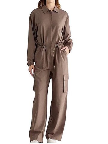 Beyond Yoga Weekend Warrior Long Sleeve Cargo Jumpsuit Jumpsuit (view 1)
