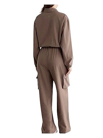 Beyond Yoga Weekend Warrior Long Sleeve Cargo Jumpsuit Jumpsuit (view 2)