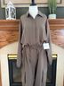 Beyond Yoga 100% Polyester Solid Tan Jumpsuit Size M - photo 4