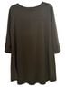 Avenue Black 3/4 Sleeve Top Size 18 - photo 2