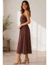 Le Lis Brown Cocktail Dress Size S - photo 3