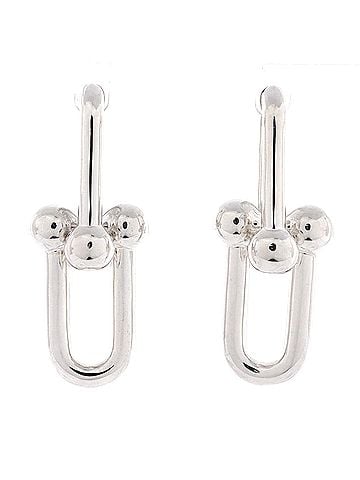Tiffany & Co. Hardwear Link Earrings Sterling Silver XL (view 1)