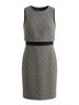 J.Crew Houndstooth Black White Casual Dress Size 4 - photo 1