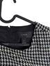 J.Crew Houndstooth Black White Casual Dress Size 4 - photo 3