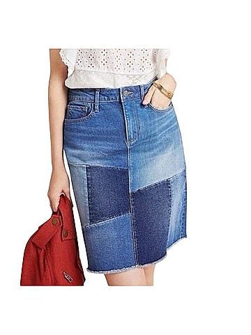 Driftwood Saydi Denim Skirt (view 1)