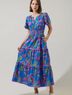 Sugarlips Floral Multi Color Casual Dress Size XS - photo 4