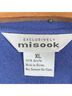 misook 100% Acrylic Solid Blue Cardigan Size XL - photo 3
