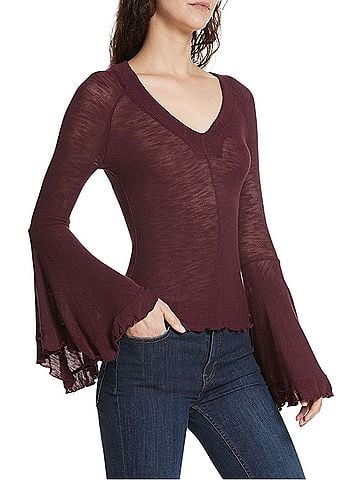 Free People Long Sleeve Blouse (view 2)