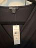 Ann Taylor Black Short Sleeve Blouse Size S - photo 4