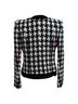 Balmain 100% Nylon Multi Color Balmain Tweed Open Blazer in Multicolor Polyamide Size 6 - photo 3