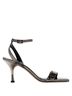 Banana Republic 100% Leather Gray Heels Size 9 - photo 1