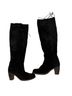 Fiorentini + Baker 100% Suede Black Ankle Boots Size 7 1/2 - photo 3