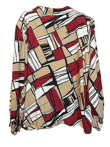 Alfred Dunner Long Sleeve Button-Down Shirt (view 2)