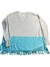 Lilly Pulitzer 100% Cashmere Color Block Blue Ivory Cashmere Pullover Sweater Size M - photo 9