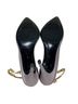 Thomas Wylde Solid Gray Gold Heels Size 9 - photo 7