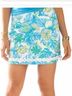 Lilly Pulitzer 100% Cotton Floral Blue White Skort Size 12 - photo 4