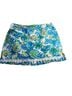 Lilly Pulitzer 100% Cotton Floral Blue White Skort Size 12 - photo 13