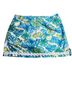 Lilly Pulitzer 100% Cotton Floral Blue White Skort Size 12 - photo 5