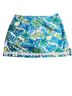 Lilly Pulitzer 100% Cotton Floral Blue White Skort Size 12 - photo 2