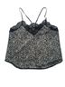 1.State 100% Polyester Floral Black White Sleeveless Blouse Size L - photo 1