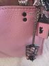 Coach 100% Leather Snake Print Pink Leather Satchel One size - photo 4