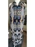 Laundry by Design Black Blue Ivory Casual Dress Size XL - photo 4