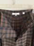 Vince. Plaid Gray Brown Dress Pants Size 14 - photo 3