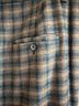 Vince. Plaid Gray Brown Dress Pants Size 14 - photo 8