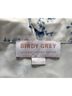 Birdy Grey Floral White Blue Short Sleeve Button-Down Shirt Size XL - photo 3