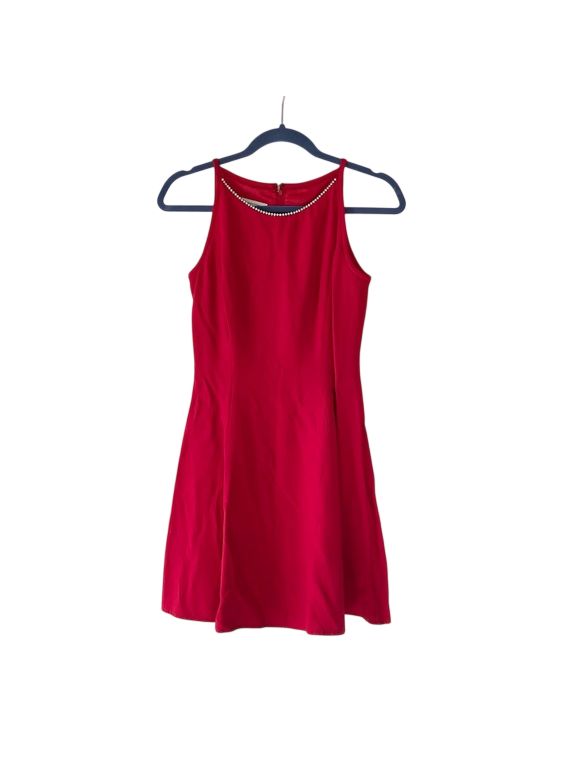 jessica mcclintock for gunne sax red dress Vintage 1970's 