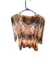Reba Floral Multi Color Long Sleeve Blouse Size M - photo 2