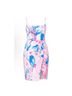 RIVIR Floral Pink Blue Cocktail Dress Size S - photo 3
