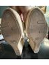 Fergalicious Tan Gold Wedges Size 7 1/2 - photo 4