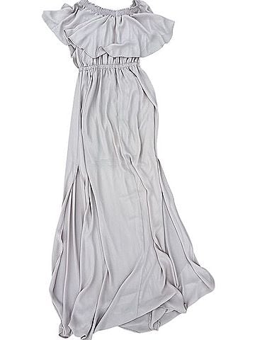 Show Me Your Mumu beige  Off-Shoulder Maxi Dress Casual Dress (view 2)