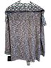 Ellen Tracy Fair Isle Gray White Teal Cardigan Size S - photo 2