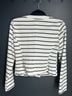 Bagatelle 75% Polyester 18% Rayon 7% Spandex 100% Polyester Stripes White Black Jacket Size M - photo 4