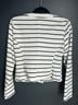 Bagatelle 75% Polyester 18% Rayon 7% Spandex 100% Polyester Stripes White Black Jacket Size M - photo 5