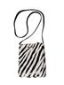 Nine West Zebra Print Black White Crossbody Bag One size - photo 1