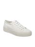 Vince. 100% Leather 100% Rubber 100% Artificial Cotton Solid White Sneakers Size 8 1/2 - photo 1