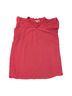 Andree Damask Red Short Sleeve Blouse Size L - photo 1