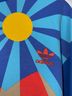 Adidas Graphic Blue Multi Color Sweatshirt Size S - photo 3