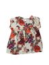 Andree Floral Multi Color Short Sleeve Blouse Size L - photo 2