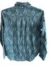 Roberta Roller Rabbit 100% Cotton Green Button-Down Shirt Size XS - photo 2