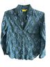 Roberta Roller Rabbit 100% Cotton Green Button-Down Shirt Size XS - photo 1