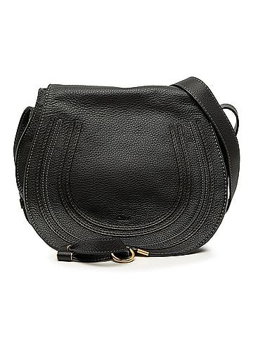 Chloé Medium Grained Calfskin Marcie Saddle Crossbody (view 1)