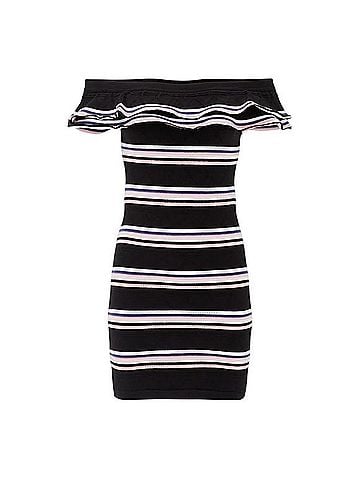 MSGM Milano Friday Frill Cocktail Dress (view 1)